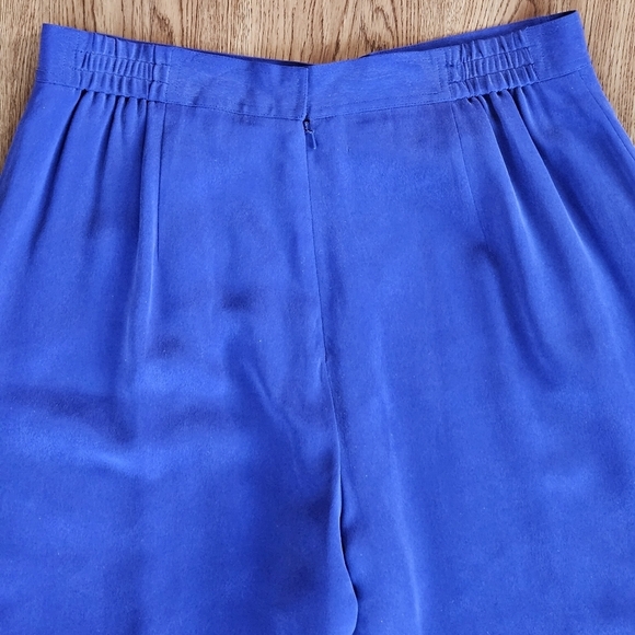 DANA BUCHMAN ROYAL BLUE PANTS SIZE 16 - Picture 5 of 6